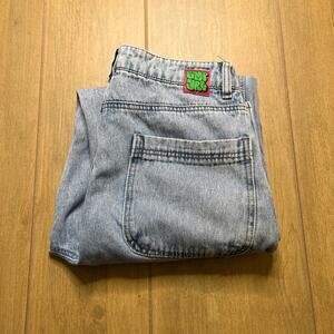 Empyre Carpenter Jeans Womens Sz 9 Blue Tori High Rise Y2K Baggy Skate 30x31